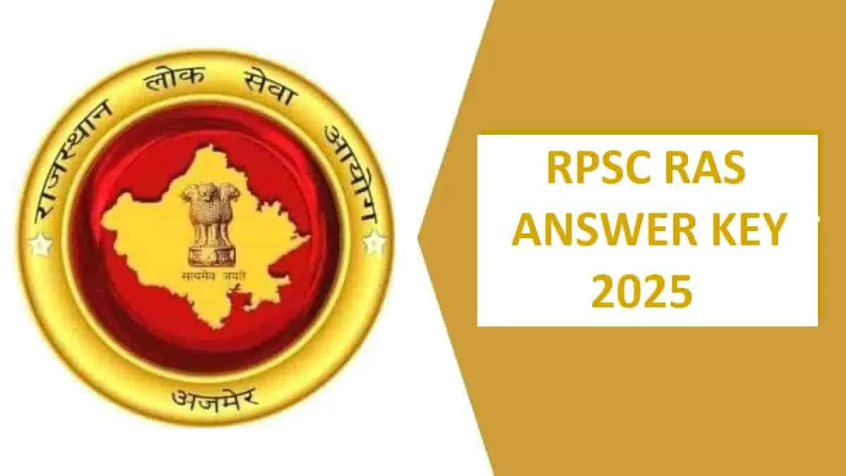 RPSC RAS Answer Key 2025 Download